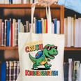 I'm Ready To Crush Kindergarten T-Rex Back To School Dino Canvas Tote Bag I'm Ready To Crush Kindergarten T-Rex Back To School Dino Canvas Tote Bag