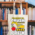 I'm Ready To Crush Pre-K Excavator Back To School Boys Canvas Tote Bag I'm Ready To Crush Pre-K Excavator Back To School Boys Canvas Tote Bag