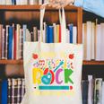 I'm Ready To Rock Kindergarten Guitar Back To School Boys Canvas Tote Bag I'm Ready To Rock Kindergarten Guitar Back To School Boys Canvas Tote Bag