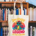 Kids 2nd Grade Dragon Boys Girls Back To School Canvas Tote Bag