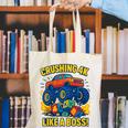 Kids 4k Boys Back To School Shirt Monster Truck Crushing 4k Canvas Tote Bag Kids 4k Boys Back To School Shirt Monster Truck Crushing 4k Canvas Tote Bag