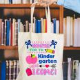 Kids Back To School Here I Come Kindergarten Girls TK Grad Canvas Tote Bag Kids Back To School Here I Come Kindergarten Girls TK Grad Canvas Tote Bag