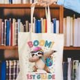 Kids Boom I'm Going To 1st Grade Dabbing Sloth For Back To School Canvas Tote Bag