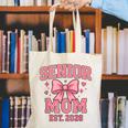 Last First Day Class Of 2026 Senior Mom Back To School Canvas Tote Bag