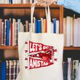 Let's Go Amistad Friendship Back To School Spirit Canvas Tote Bag Let's Go Amistad Friendship Back To School Spirit Canvas Tote Bag