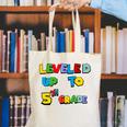 Leveled Up To 5th Grade Back To School Kids Boys Premium Tri-Blend Canvas Tote Bag Leveled Up To 5th Grade Back To School Kids Boys Premium Tri-Blend Canvas Tote Bag