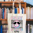In My Librarian Era Groovy Tie Dye Back To School Canvas Tote Bag