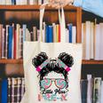 Little Miss Pre-K Girls Back To School Messy Bun Performance Canvas Tote Bag Little Miss Pre-K Girls Back To School Messy Bun Performance Canvas Tote Bag