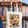 Being a Lunch Lady Is My Jam Retro Jam Jar Back To School Canvas Tote Bag