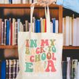 Math Coach In My Back To School Era Women Groovy Canvas Tote Bag Math Coach In My Back To School Era Women Groovy Canvas Tote Bag