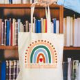 Math Interventionist Rainbow Appreciation Day Back To School Canvas Tote Bag Math Interventionist Rainbow Appreciation Day Back To School Canvas Tote Bag