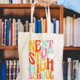 Middle School Gradution Back To School Next Stop High School Canvas Tote Bag