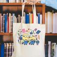 Minions Back To School Sketched Canvas Tote Bag