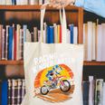 Motocross Back To School Dirt Bike Racing Into Kindergarten Canvas Tote Bag