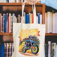 Motocross Dirt Bike Back To School Racing Into 1st Grade Canvas Tote Bag
