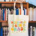 Next Stop 6th Grade Groovy Retro Sixth Grade Back To School Canvas Tote Bag Next Stop 6th Grade Groovy Retro Sixth Grade Back To School Canvas Tote Bag