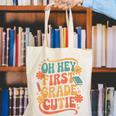 Oh Hey First Grade Cutie Back To School Canvas Tote Bag Oh Hey First Grade Cutie Back To School Canvas Tote Bag