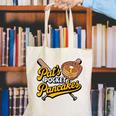 Pat's Pocket Pancakes Baseball Glove Stack Syrup Canvas Tote Bag Pat's Pocket Pancakes Baseball Glove Stack Syrup Canvas Tote Bag