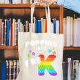 Popping Into Pre K Kid's Back To School Pop It Fidget Toy Canvas Tote Bag