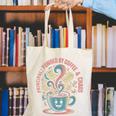 Powered By Coffee Principal Appreciation Back To School Canvas Tote Bag
