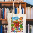 Pre-K Fiesta Squad Cute Tomato Back To School Party Canvas Tote Bag
