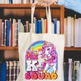 Pre-K Squad Flossing Unicorn Back To School Girls Premium Tri-Blend Canvas Tote Bag