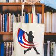 Puerto Rico Baseball Flag Player Boricua Heritage Sports Canvas Tote Bag Puerto Rico Baseball Flag Player Boricua Heritage Sports Canvas Tote Bag
