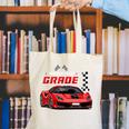 Racing Into 1st Grade Race Car Back To School Boys Canvas Tote Bag Racing Into 1st Grade Race Car Back To School Boys Canvas Tote Bag