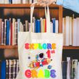 Ready To Explore 1st Grade Astronaut Back To School Canvas Tote Bag