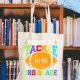 Ready To Tackle 3rd Grade Back To School Kids Football Canvas Tote Bag Ready To Tackle 3rd Grade Back To School Kids Football Canvas Tote Bag