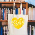 Rebels Heart Back To School Spirit GY Canvas Tote Bag Rebels Heart Back To School Spirit GY Canvas Tote Bag