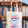 Respect The Drip Baseball Bat Sunglasses Mascot Canvas Tote Bag