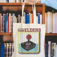 Respect Your Elders Retro Gamer Joystick Back To School Canvas Tote Bag Respect Your Elders Retro Gamer Joystick Back To School Canvas Tote Bag