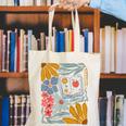 Retro Boho Flower Floral Back To School First Day Of School Canvas Tote Bag Retro Boho Flower Floral Back To School First Day Of School Canvas Tote Bag