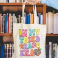 Retro Groovy In My Third Grade Era First Day Back To School Canvas Tote Bag Retro Groovy In My Third Grade Era First Day Back To School Canvas Tote Bag
