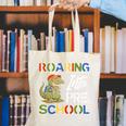 Roaring Into Preschool First Day Back To School Students Canvas Tote Bag