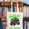 Rollin' Into 1st Grade Monster Truck Back To School Boys Canvas Tote Bag Rollin' Into 1st Grade Monster Truck Back To School Boys Canvas Tote Bag