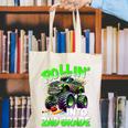 Rollin' Into 2nd Grade Monster Truck Back To School Boys Canvas Tote Bag Rollin' Into 2nd Grade Monster Truck Back To School Boys Canvas Tote Bag
