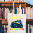 Rollin' Into Kindergarten Monster Car Back To School Boys Canvas Tote Bag Rollin' Into Kindergarten Monster Car Back To School Boys Canvas Tote Bag