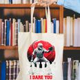 Run I Dare You Baseball Ball Player Catcher Coach Tee Canvas Tote Bag