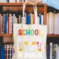 School Custodian Of Tiny Humans Back To School Janitor Canvas Tote Bag