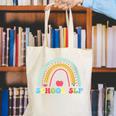 School SLP Rainbow Pencil Back To School Appreciation Canvas Tote Bag School SLP Rainbow Pencil Back To School Appreciation Canvas Tote Bag