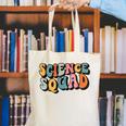Science Squad Retro Groovy Back To School Matching Teaching Canvas Tote Bag