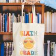 Sixth Grade Oh Hey Smile Retro Back To School 6th Grade Canvas Tote Bag Sixth Grade Oh Hey Smile Retro Back To School 6th Grade Canvas Tote Bag