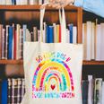 So Long Pre-K Hello Kindergarten Rainbow Back To School Canvas Tote Bag