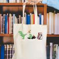 Solid Liquid Gas Dinosaur Back To School Premium Tri-Blend Canvas Tote Bag Solid Liquid Gas Dinosaur Back To School Premium Tri-Blend Canvas Tote Bag