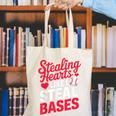 Stealing Hearts Like I Steal Bases Cute Baseball Valentine Canvas Tote Bag Stealing Hearts Like I Steal Bases Cute Baseball Valentine Canvas Tote Bag