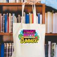 Straight Outta Summer Back To School First Day Fall Autumn Canvas Tote Bag