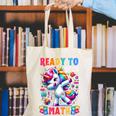 Student Back To School Math Squad Kids Girls Smarter Unicorn Canvas Tote Bag