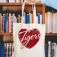 Tigers Heart Back To School Spirit M Canvas Tote Bag